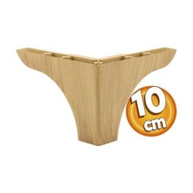 Badem10 Krem 10 cm Baza Ayak Mobilya Kanepe Sehpa Puf Koltuk Ayağı
