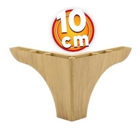 Badem10 Krem 10 cm Baza Ayak Mobilya Kanepe Sehpa Puf Koltuk Ayağı