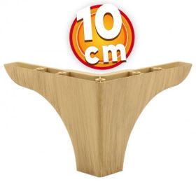 Badem10 Krem 10 cm Baza Ayak Mobilya Kanepe Sehpa Puf Koltuk Ayağı