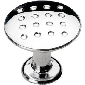 Badem10 Krom Metal Noktalı Düğme Çekmece Dolap Daire Kapak Kulbu