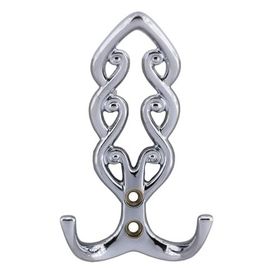 Badem10 Krom Sırma Askı Portmanto Metal Vestiyer Kapı ve Duvar Askısı