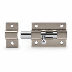 Badem10 Küçük Mavzer Sürgü Sürgülü Sürgüsü Kilit Saten 25x40 mm Kapı Pencere Metal Emniyet Kilidi