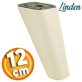 Badem10 Linden 12 cm Krem Oval Baza Lüks Mobilya Kanepe Sehpa TV Ünitesi Koltuk Ayağı