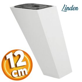 Badem10 Linden Lüks 12 cm Beyaz Köşeli Baza Mobilya Kanepe Sehpa TV Ünitesi Koltuk Ayağı