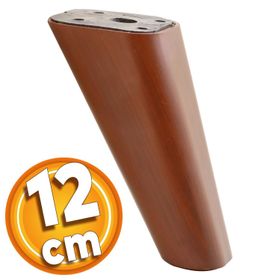 Badem10 Linden Lüks 12 cm Kahverengi Oval Baza Mobilya Kanepe Sehpa TV Ünitesi Koltuk Ayağı