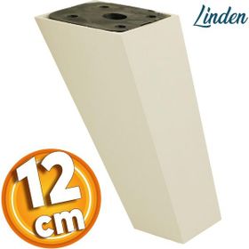 Badem10 Linden Lüks 12 cm Krem Köşeli Baza Mobilya Kanepe Sehpa TV Ünitesi Koltuk Ayağı