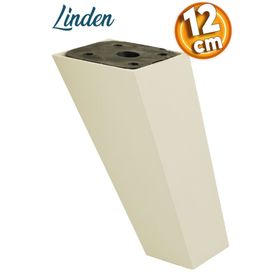 Badem10 Linden Lüks 12 cm Krem Köşeli Baza Mobilya Kanepe Sehpa TV Ünitesi Koltuk Ayağı