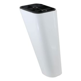 Badem10 Linden Lüks 14 cm Beyaz Oval Baza Mobilya Kanepe Sehpa TV Ünitesi Koltuk Ayağı