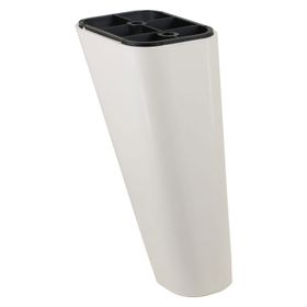 Badem10 Linden Lüks 14 cm Krem Oval Baza Mobilya Kanepe Sehpa TV Ünitesi Koltuk Ayağı