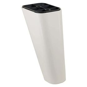 Badem10 Linden Lüks 14 cm Krem Oval Baza Mobilya Kanepe Sehpa TV Ünitesi Koltuk Ayağı