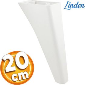Badem10 Linden Lüks 20 cm Beyaz Baza Mobilya Kanepe Sehpa TV Ünitesi Koltuk Ayağı