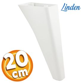 Badem10 Linden Lüks 20 cm Beyaz Baza Mobilya Kanepe Sehpa TV Ünitesi Koltuk Ayağı