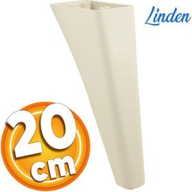 Badem10 Linden Lüks 20 cm Krem Baza Mobilya Kanepe Sehpa TV Ünitesi Koltuk Ayağı