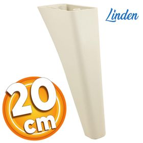 Badem10 Linden Lüks 20 cm Krem Baza Mobilya Kanepe Sehpa TV Ünitesi Koltuk Ayağı