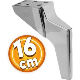 Badem10 Logan Lüks 16 cm Krom Baza Mobilya Kanepe Sehpa TV Ünitesi Koltuk Ayağı
