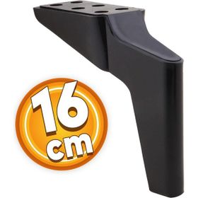 Badem10 Logan Lüks 16 cm Siyah Baza Mobilya Kanepe Sehpa TV Ünitesi Koltuk Ayağı