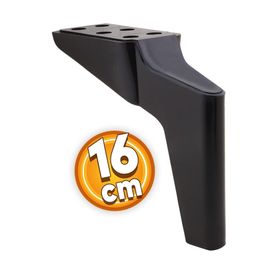Badem10 Logan Lüks 16 cm Siyah Baza Mobilya Kanepe Sehpa TV Ünitesi Koltuk Ayağı