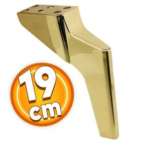 Badem10 Logan Lüks 19 cm Gold Altın Baza Mobilya Kanepe Sehpa TV Ünitesi Koltuk Ayağı