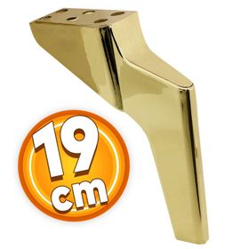 Badem10 Logan Lüks 19 cm Gold Altın Baza Mobilya Kanepe Sehpa TV Ünitesi Koltuk Ayağı