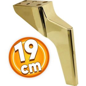 Badem10 Logan Lüks 19 cm Gold Altın Baza Mobilya Kanepe Sehpa TV Ünitesi Koltuk Ayağı
