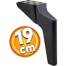 Badem10 Logan Lüks 19 cm Siyah Baza Mobilya Kanepe Sehpa TV Ünitesi Koltuk Ayağı