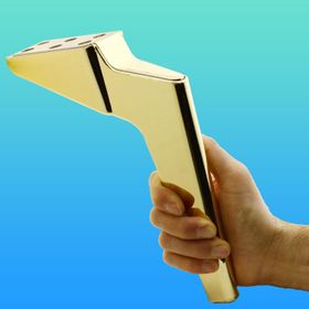 Badem10 Logan Lüks 23 cm Gold Altın Baza Mobilya Kanepe Sehpa TV Ünitesi Koltuk Ayağı
