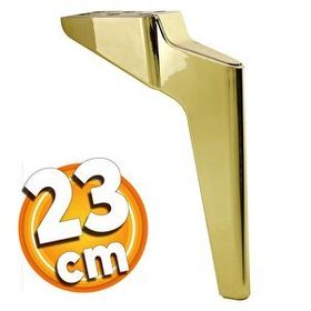 Badem10 Logan Lüks 23 cm Gold Altın Baza Mobilya Kanepe Sehpa TV Ünitesi Koltuk Ayağı