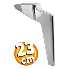Badem10 Logan Lüks 23 cm Krom Baza Mobilya Kanepe Sehpa TV Ünitesi Koltuk Ayağı