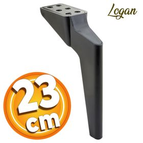 Badem10 Logan Lüks 23 cm Siyah Baza Mobilya Kanepe Sehpa TV Ünitesi Berjer Koltuk Ayağı