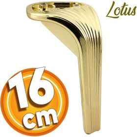 Badem10 Lotus Lüks 16 cm Gold Altın Baza Mobilya Kanepe Sehpa TV Ünitesi Koltuk Ayağı