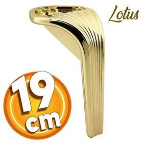 Badem10 Lotus Lüks 19 cm Gold Altın Baza Mobilya Kanepe Sehpa TV Ünitesi Koltuk Ayağı