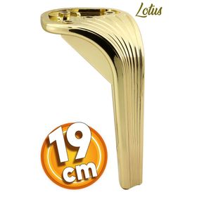 Badem10 Lotus Lüks 19 cm Gold Altın Baza Mobilya Kanepe Sehpa TV Ünitesi Koltuk Ayağı
