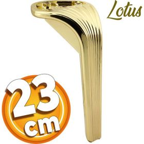 Badem10 Lotus Lüks 23 cm Gold Altın Baza Mobilya Kanepe Sehpa TV Ünitesi Koltuk Ayağı