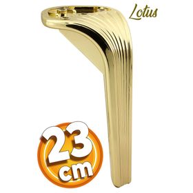 Badem10 Lotus Lüks 23 cm Gold Altın Baza Mobilya Kanepe Sehpa TV Ünitesi Koltuk Ayağı