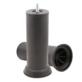 Badem10 M8 Civatalı İnce Diş Siyah 15 cm 8 Adet Mobilya Baza Metal Kanepe Koltuk Destek Ayağı
