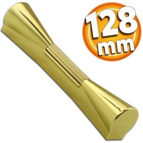Badem10 Malta Dolap Kapak Çekmece Gold Altın Plastik 128 mm Kulp
