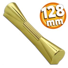 Badem10 Malta Dolap Kapak Çekmece Gold Altın Plastik 128 mm Kulp