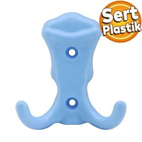 Badem10 Martı Duvar Vestiyer Mavi Renk Plastik Portmanto Dolap Elbise Askılığı