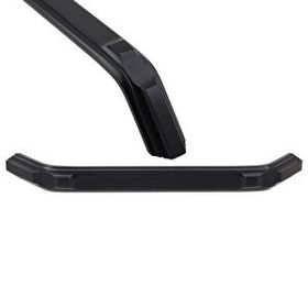 Badem10 Mat Siyah Metal 224 mm Mobilya Dolap Kapak Çekmece Kulpu