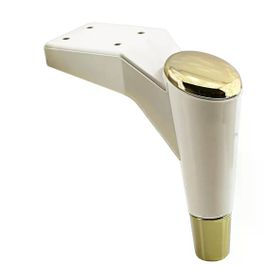 Badem10 Maya Lüks 15 cm Krem Gold Baza Mobilya Kanepe Sehpa TV Ünitesi Koltuk Ayağı