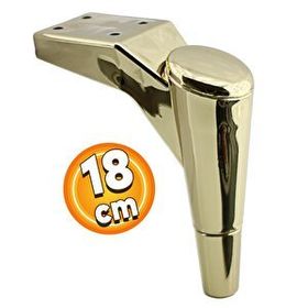 Badem10 Maya Lüks 18 cm Altın Baza Mobilya Kanepe Sehpa TV Ünitesi Koltuk Ayağı