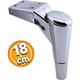 Badem10 Maya Lüks 18 cm Krom Baza Mobilya Kanepe Sehpa TV Ünitesi Koltuk Ayağı