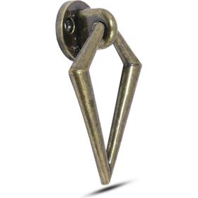 Badem10 Metal Antik Sarı Halka Bafra Sarkaç Dolap Çekmece Kulbu