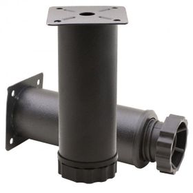 Badem10 Mobilya Kanepe Baza Koltuk Destek Ayağı Ayarlanabilir 10 cm Siyah Metal Ayak