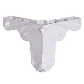 Badem10 Mobilya Kanepe Baza Koltuk Destek Ayağı Ayarlanabilir 12 cm Beyaz Metal Ayak