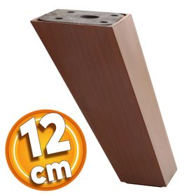 Badem10 Mobilya Kanepe Baza Koltuk Destek Ayağı Ayarlanabilir 12 cm Kahverengi Metal Ayak