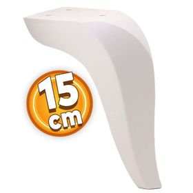Badem10 Mobilya Kanepe Baza Koltuk Destek Ayağı Ayarlanabilir 15 cm Beyaz Metal Ayak