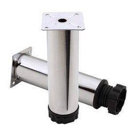 Badem10 Mobilya Kanepe Baza Koltuk Destek Ayağı Ayarlanabilir 15 cm Krom Metal Ayak