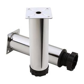 Badem10 Mobilya Kanepe Baza Koltuk Destek Ayağı Ayarlanabilir 15 cm Krom Metal Ayak