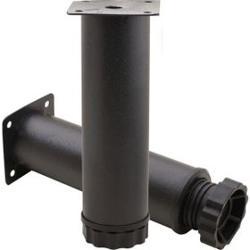 Badem10 Mobilya Kanepe Baza Koltuk Destek Ayağı Ayarlanabilir 15 cm Siyah Metal Ayak